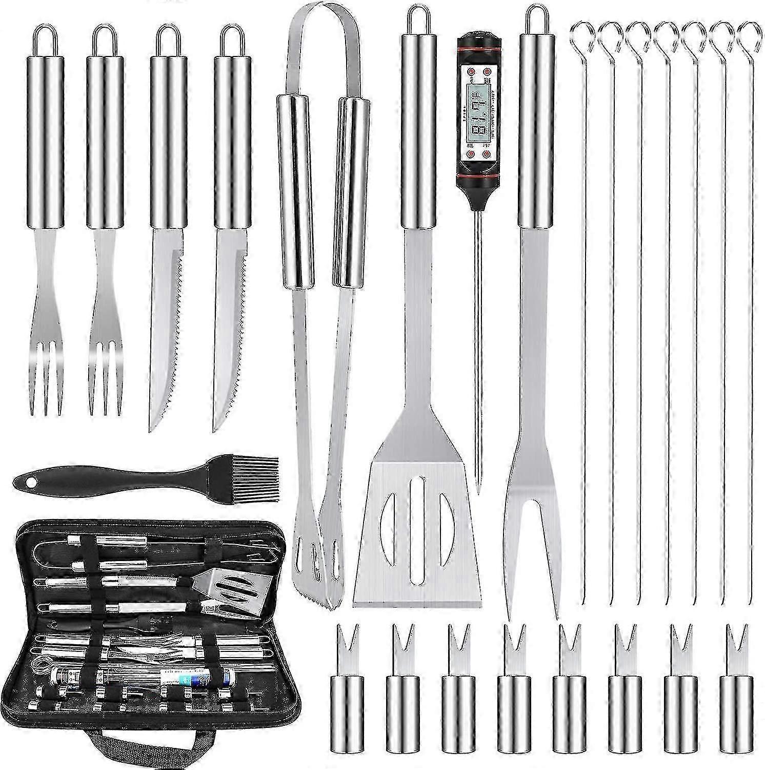 Bbq Utensils, 25pcs Bbq Kit Bbq Accessory