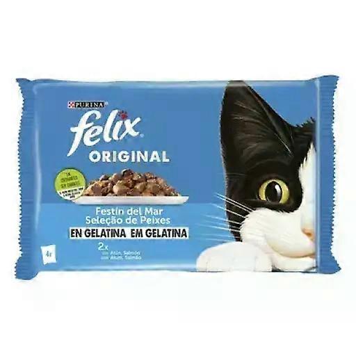 Purina Felix Multipack Assortment of Fish in Salmon and Tuna Jelly