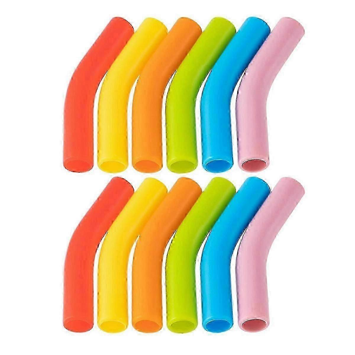 Silicone Straw Tips Reusable Straw Replacement Tip for 8MM Outdiameter Wide Stainless Steel Metal Straws