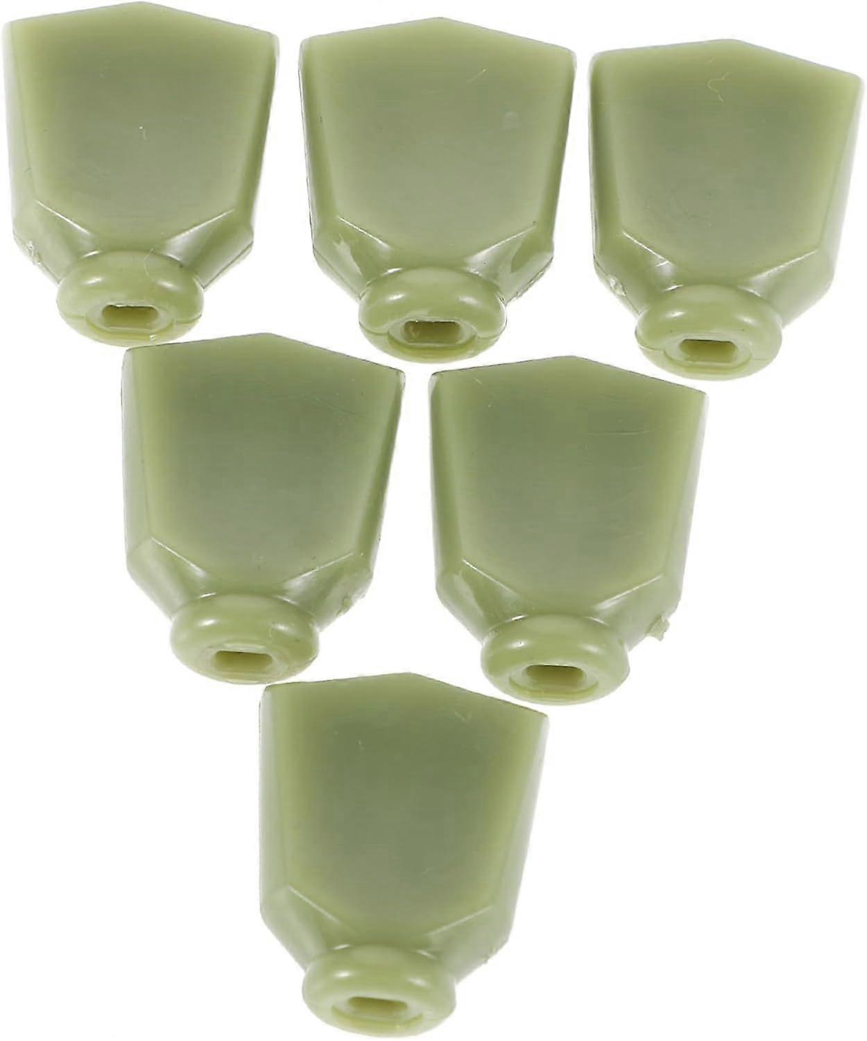 Sturdy Plastic Guitar Tuning Pegs 6 Pack Tuner Cap Knobs for Accurate String