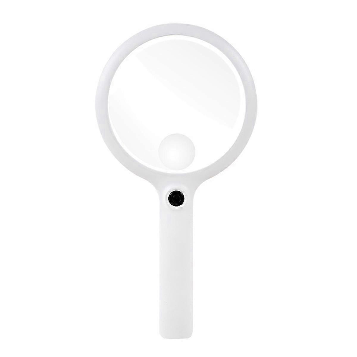 3 Lighting Modes Rechargeable Illuminated Magnifying Glass 90mm