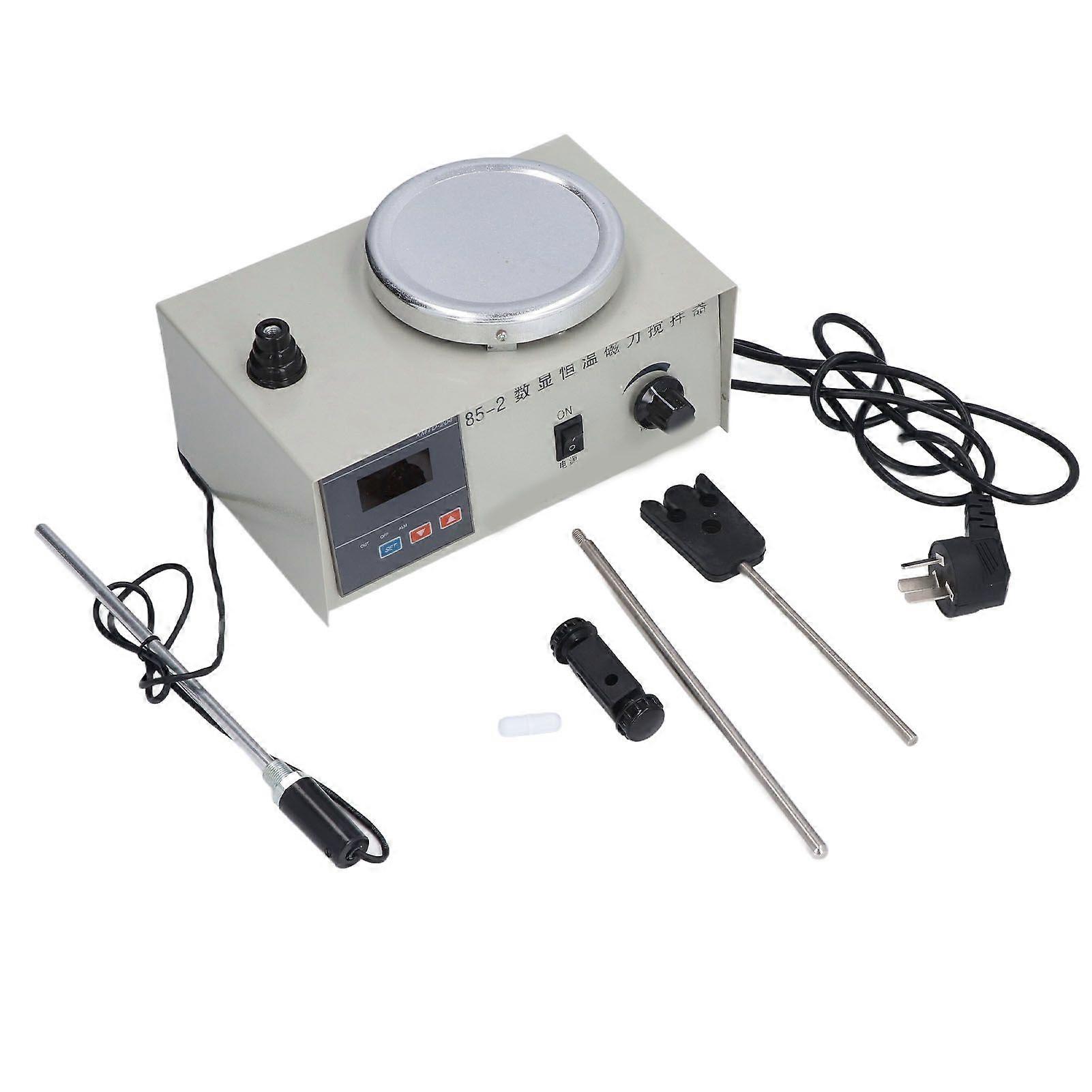 85?2 Lab Mixer Magnetic Stirrer Hotplate Digital Display Adjustable Stir Machine AU 220V