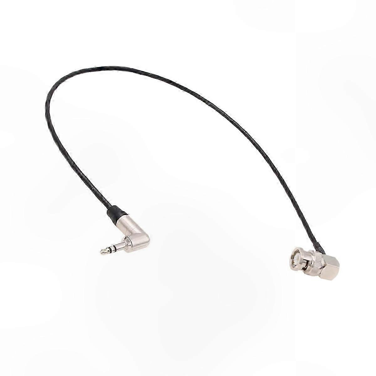 3.5mm TRS to BNC Timecode Cable for Camera Sync and Enhanced Timecode Functionality with Professional Equipment Compatibility
