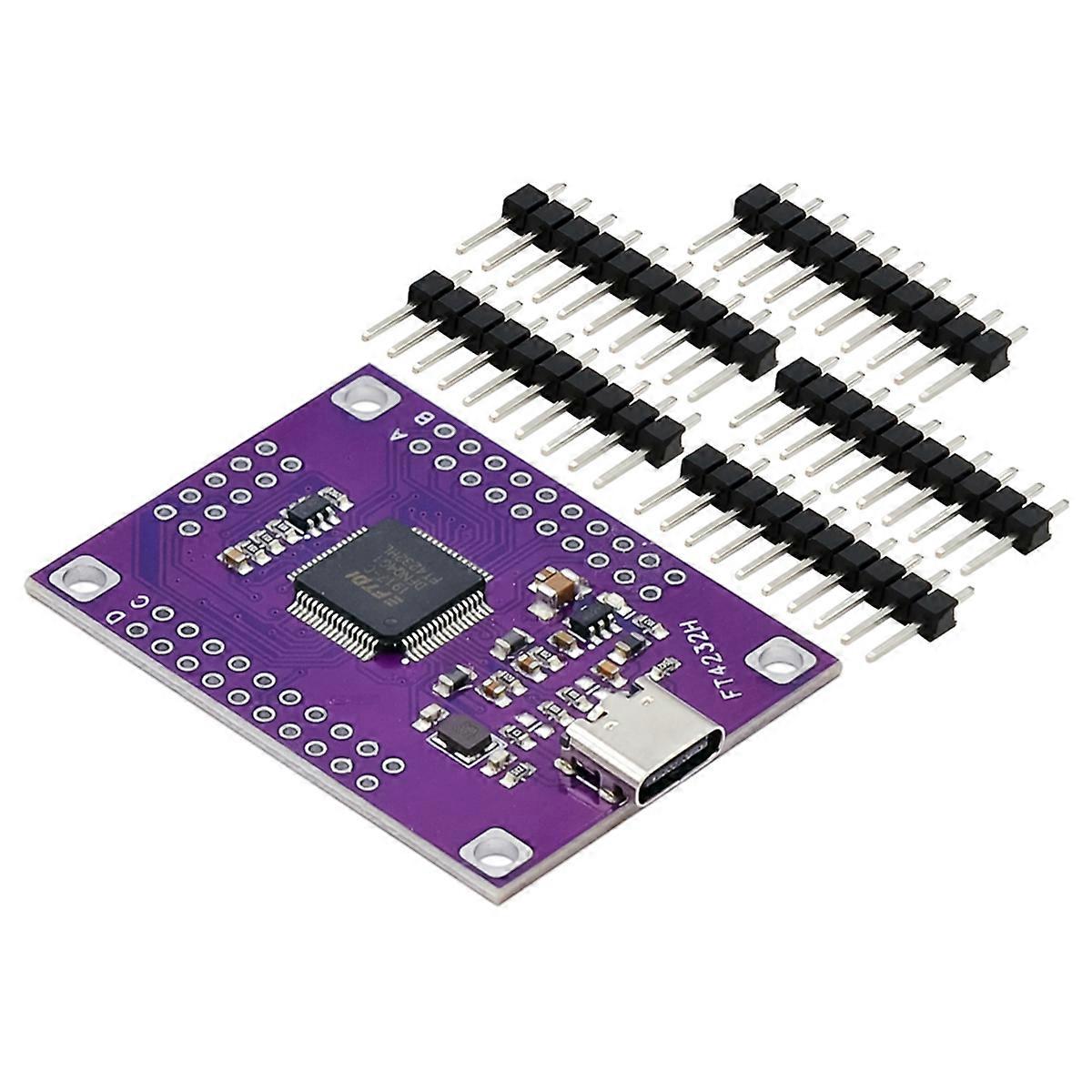 FT4232 Vierkanaliges TYP-C-zu-serieller Schnittstelle UART/SPI/I2C/JTAG/RS232 /RS485/RS422 Modul 4-Kanal-FT4232HL
