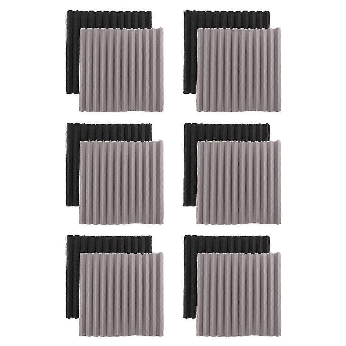 12Pcs Acoustic Foam Board,Studio Wedge Tile,Acoustic Foam 2.5X30X30cm