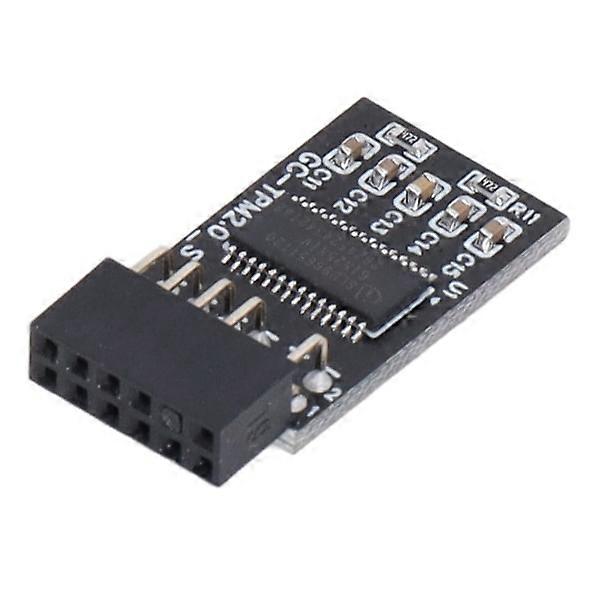 TPM 2.0 Module LPC SPI 12Pin Remote Card Encryption Security Card Accessories for GIGABYTE, secure module.