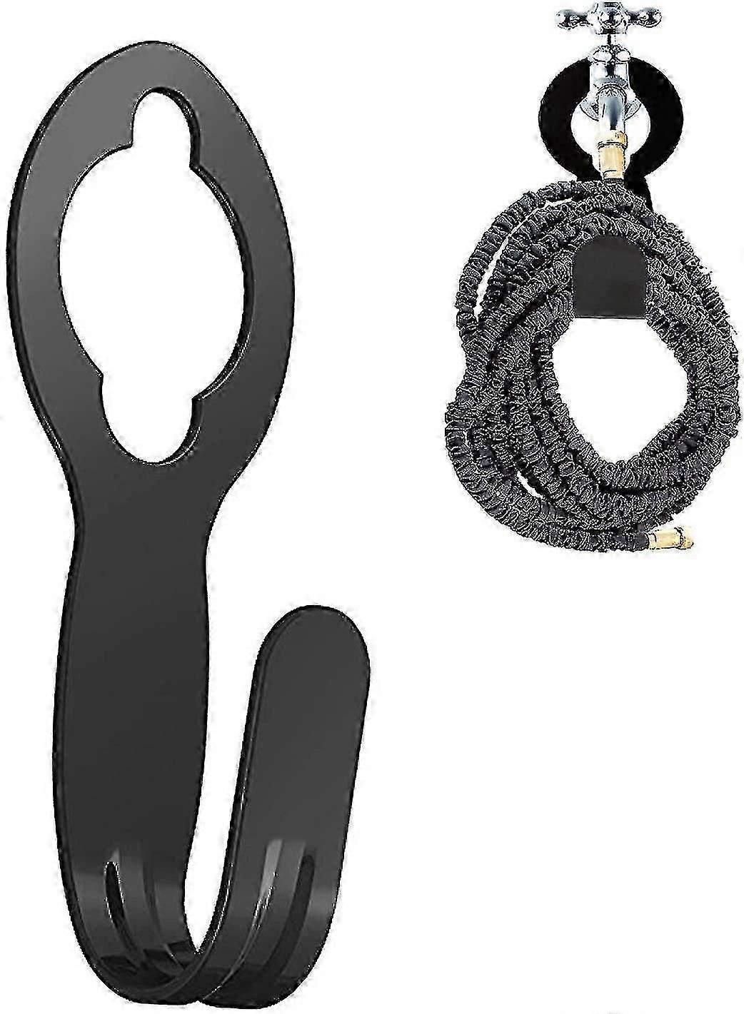 Garden Hose Holder, Metal Garden Hose Holder Cast Iron Black