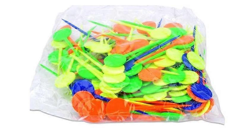 أدوات المائدة المطبخ PP البلاستيك المتاح شوكة الفاكهة 250pcs