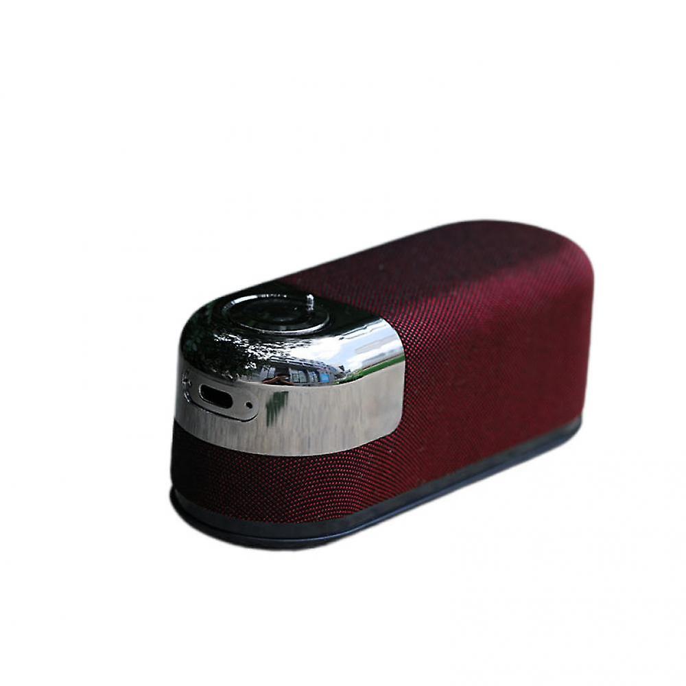 Bluetooth 5.0 Speaker 5w Portable Speaker Red Desktop Mini Speaker With Nfc,magnetic,micro Sd Card,alarm Clock Function