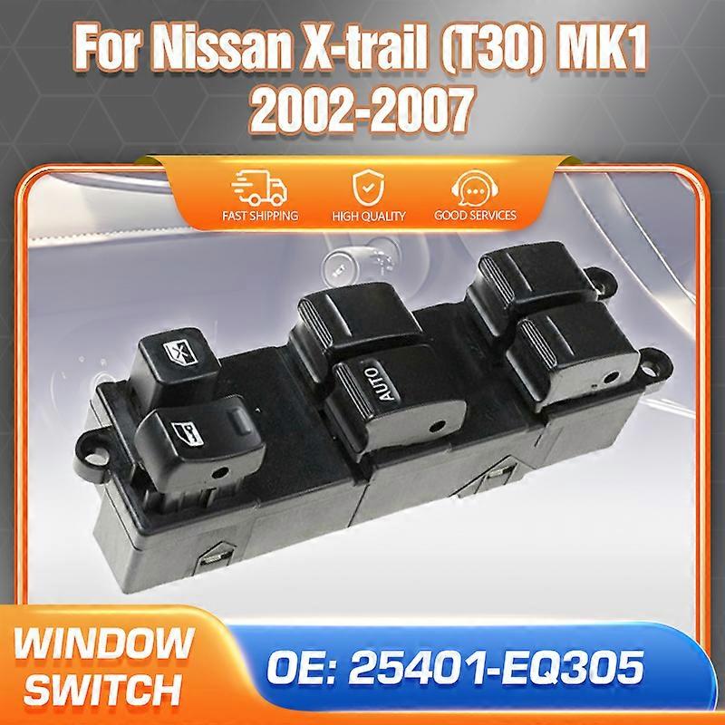 Applicable Car For Nissan X-trail Xtrail T30 MK1 2002-2007 25401-EQ305 16+3 Pins Auto Electric Power Lifter Window Switch Button