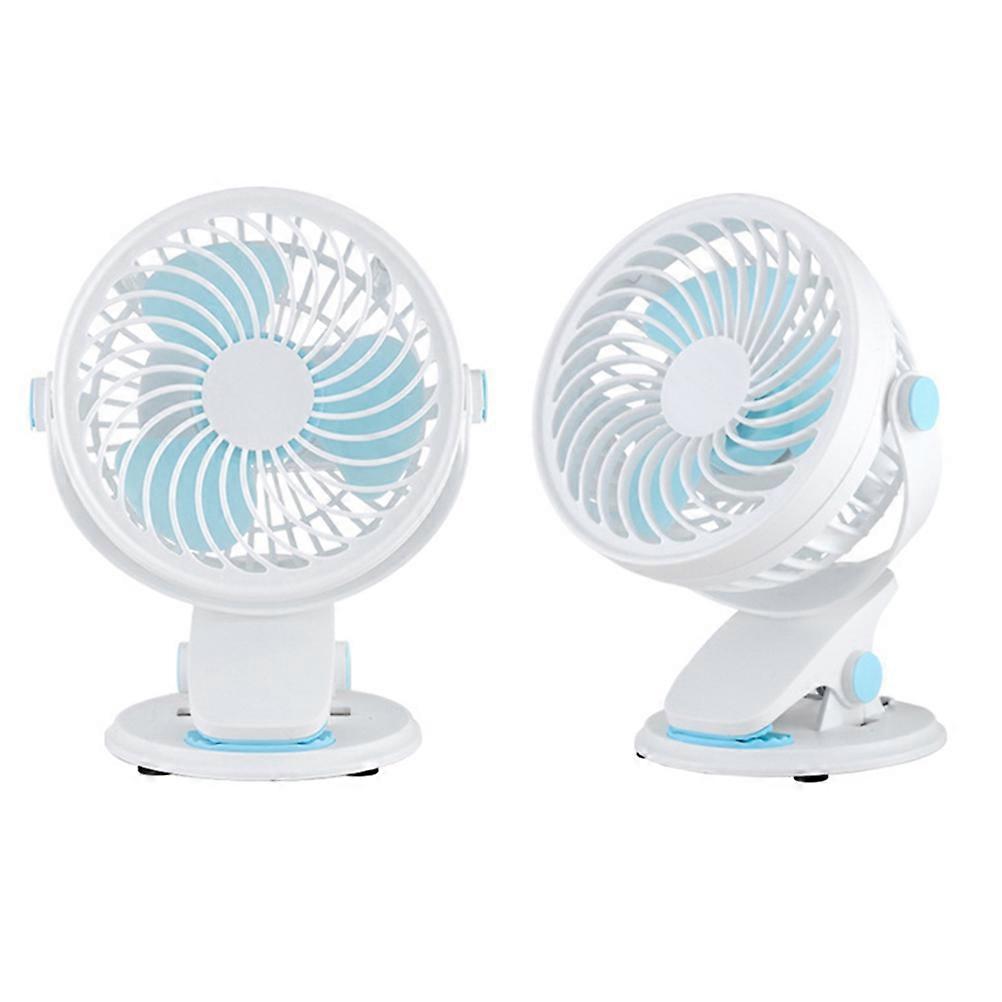 Mini USB Fan Electric Clip Fan for Daily Use 2Pcs Portable Summer Cooling