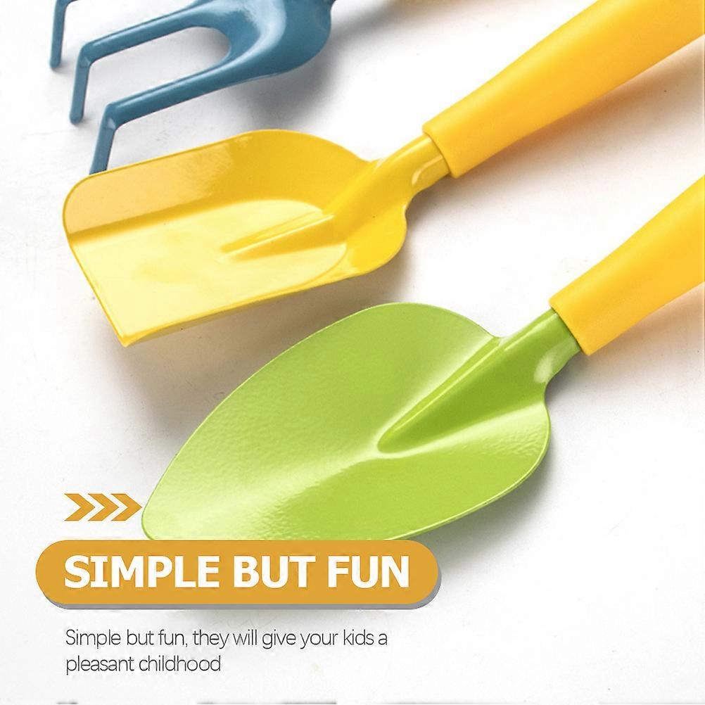 3Pcs Kids Gardening Tools Assorted Color Beach Toys For Backyard Activities Playing In Snow