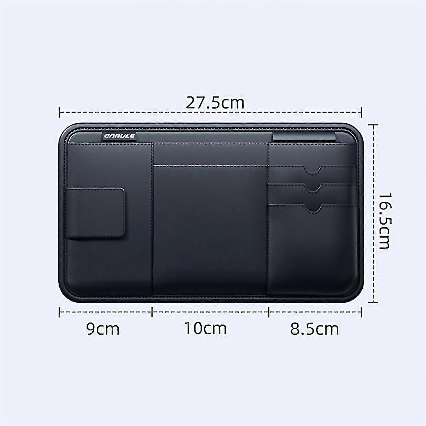 For Car Visor Storage Device Multifunction Light Shield Glasses Bag