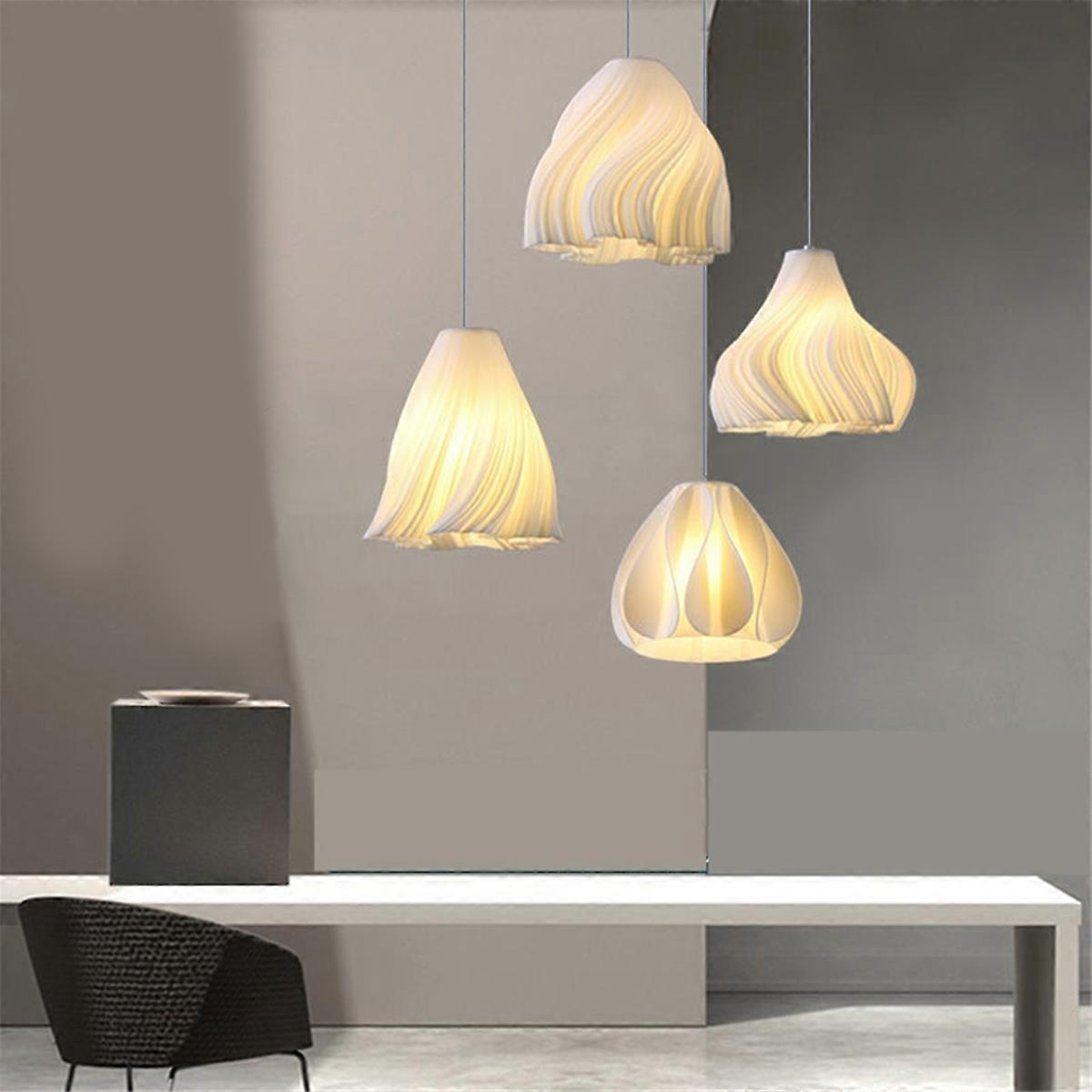 3D Printed Cluster 3Light Chandelier Wave Design Ceiling Chandelier E