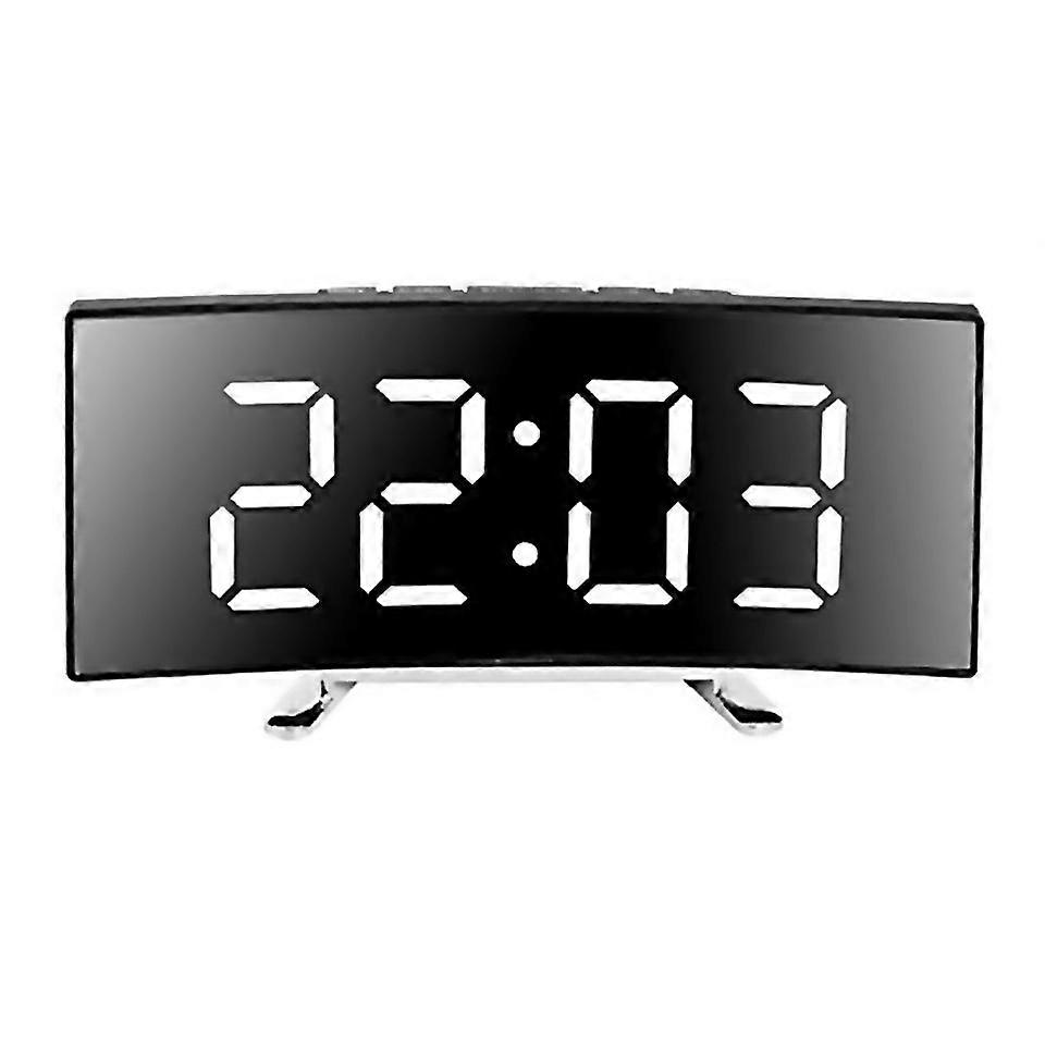 For Digital Alarm Clocks For Bedrooms With Led Curved Screen Display