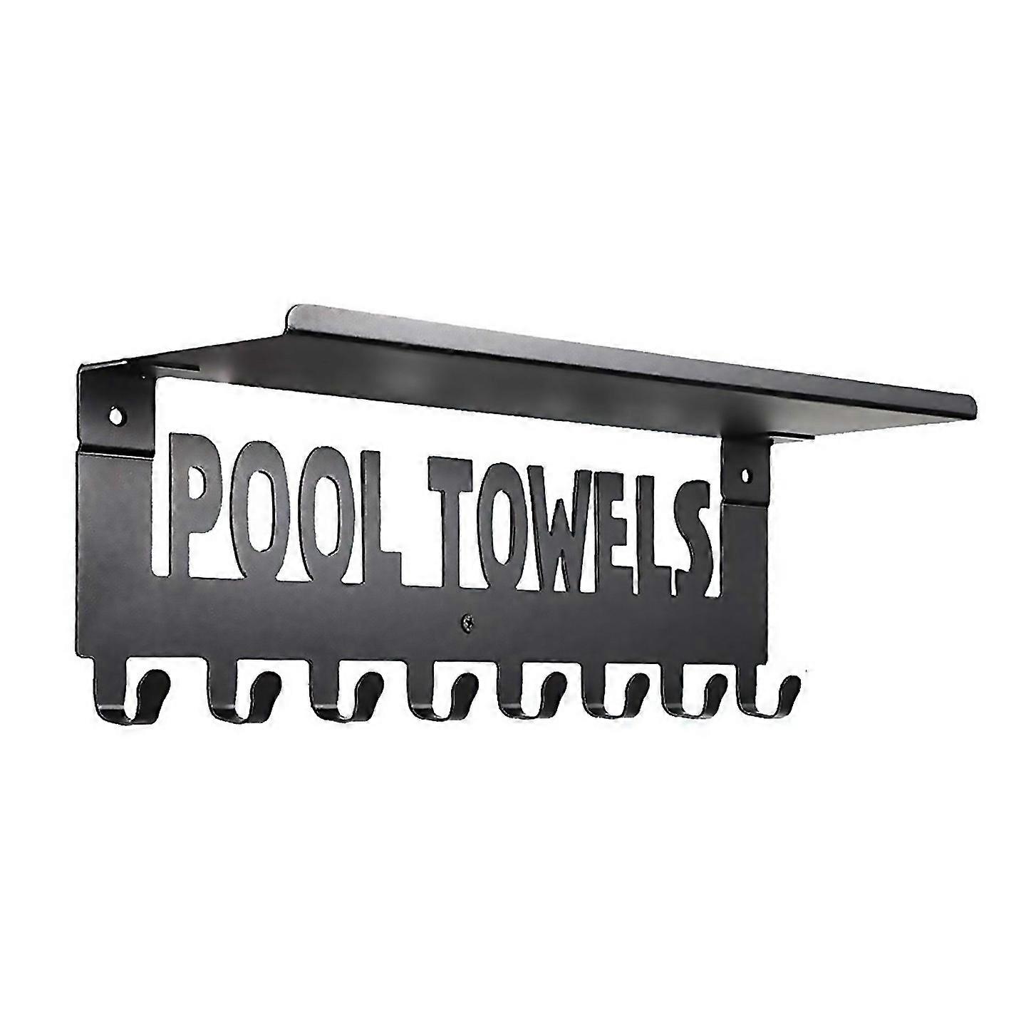 For Pool Towel Racks With Shelf Outdoor Pool Decor