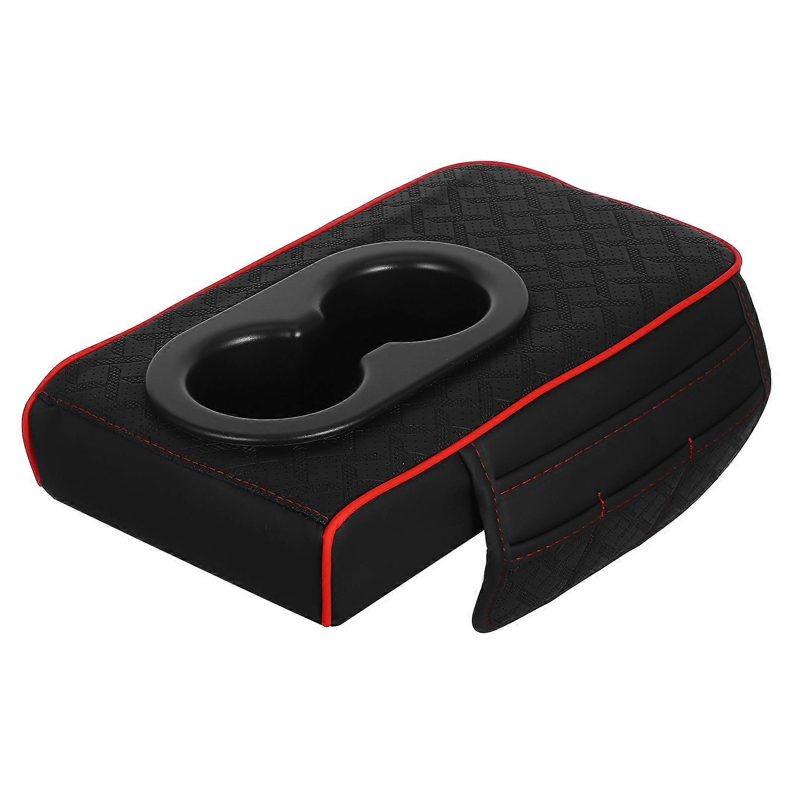 2Pcs Car Armrest Storage Box with Cup Holder for Car Use Multifunctional