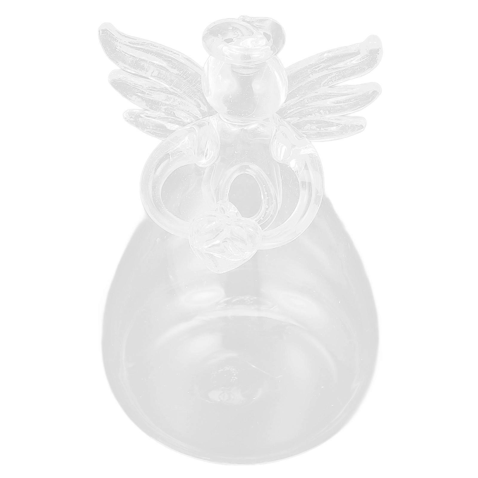 Decorative Glass Vase for Hydroponic Plant 2Pcs Set