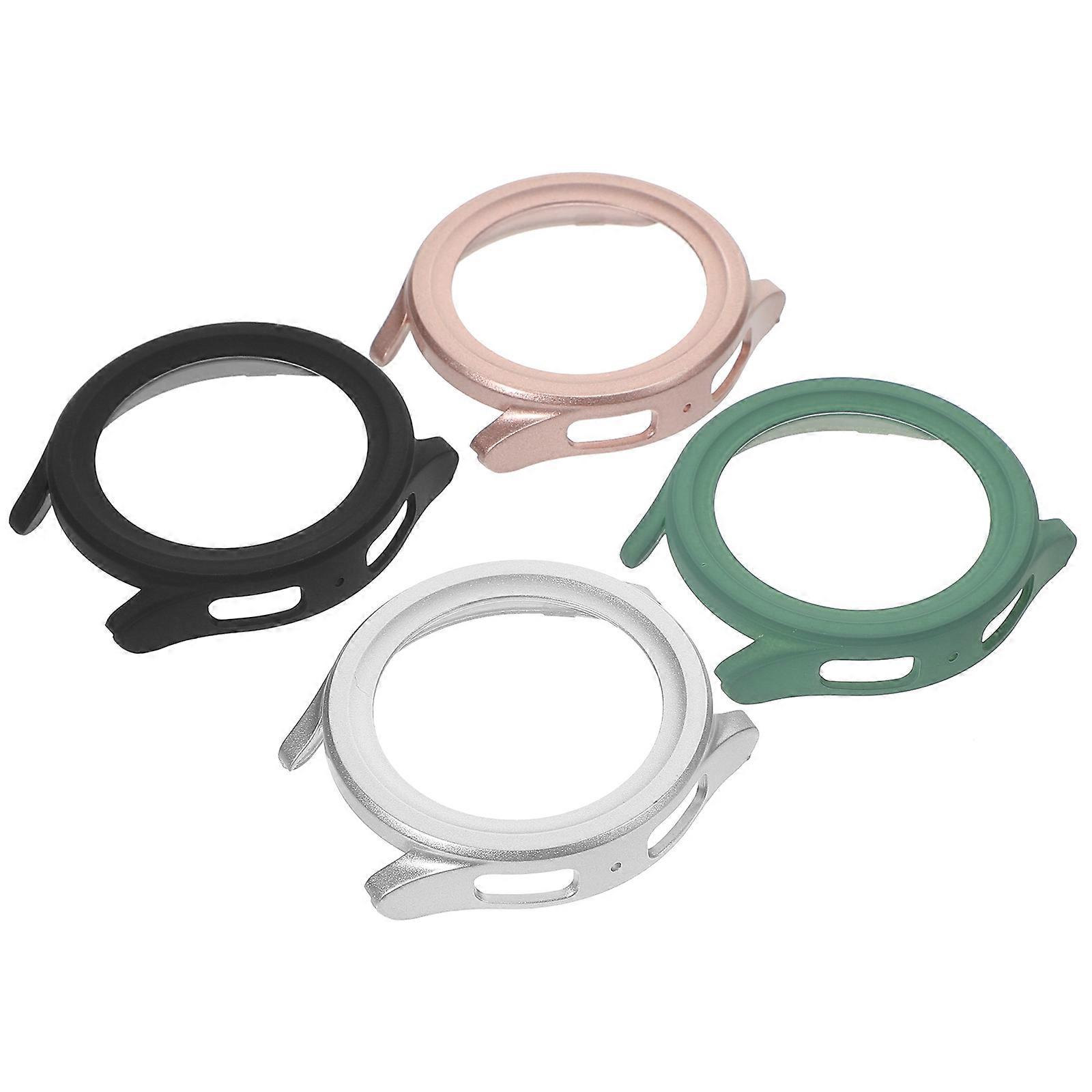 4Pcs Watch 5 Pro Screen Protector Case All-Around Coverage for Daily Use Assorted Color Scratch Resistant