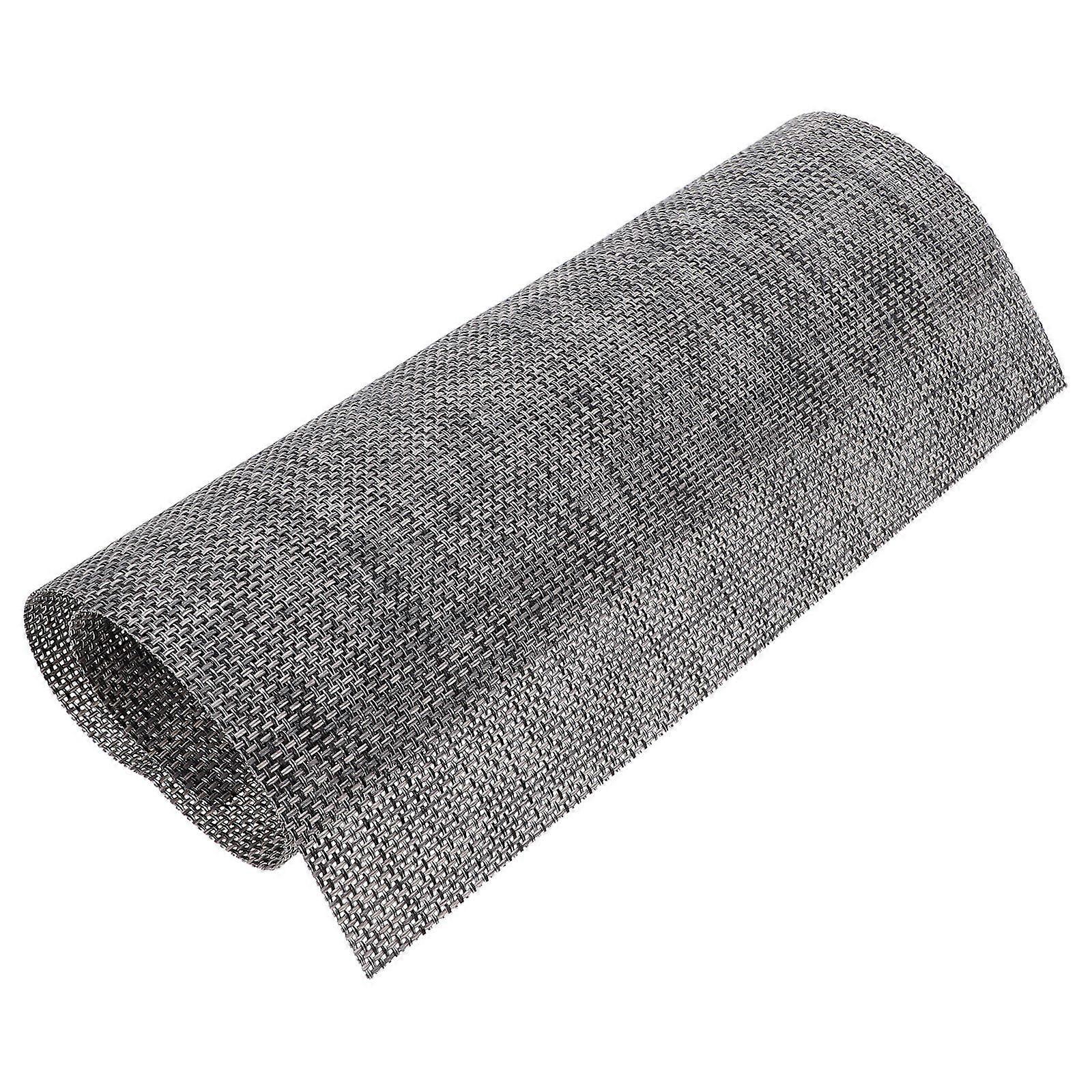 4Pcs Woven Placemat Grey Rectangular Non-slip Heat Resistant Table Mat For Kitchen Dining
