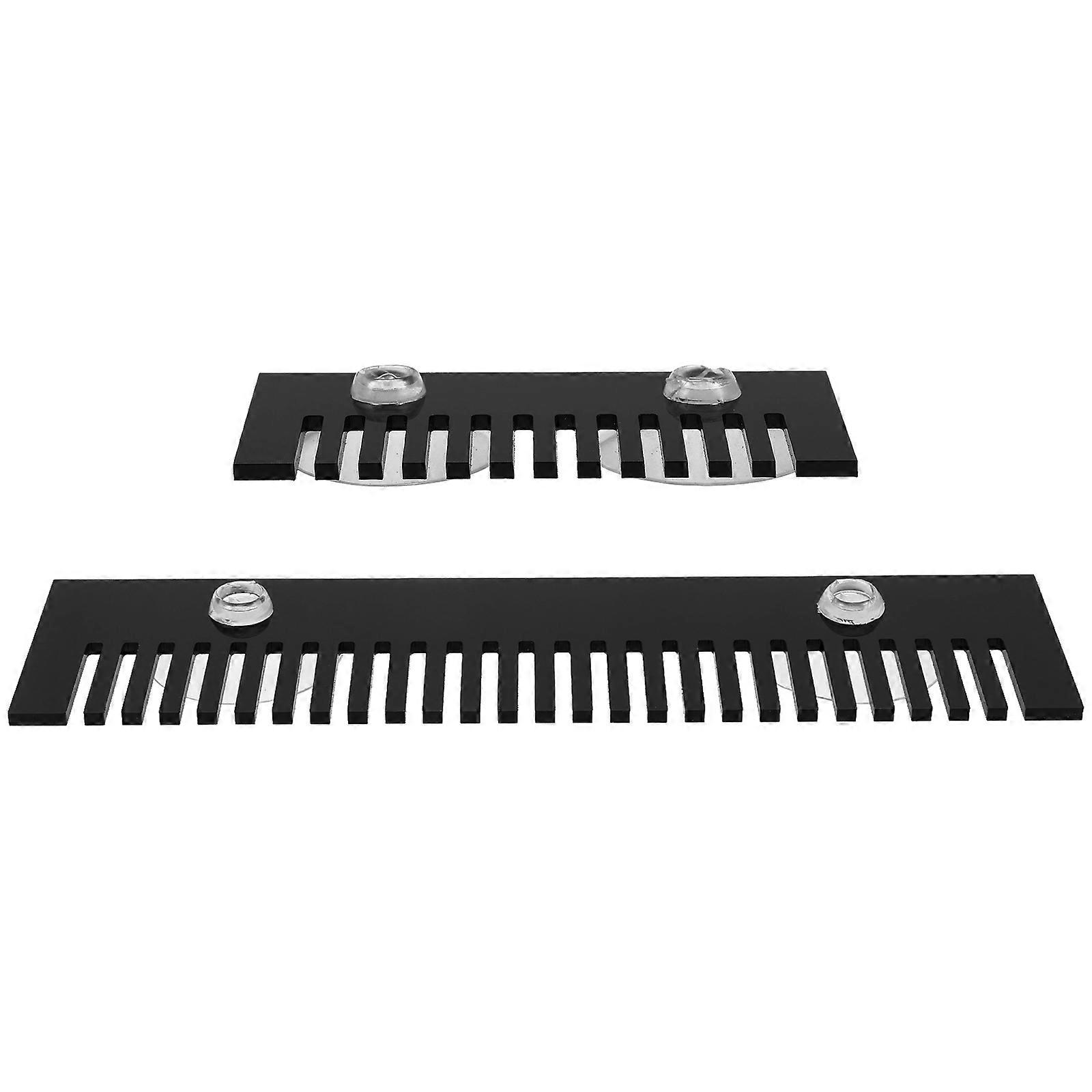 Fish Tank Overflow Comb 6 Pcs Rectangular Acrylic Accessory For Aquarium Setup 10X5X0.3CM Fish Protection