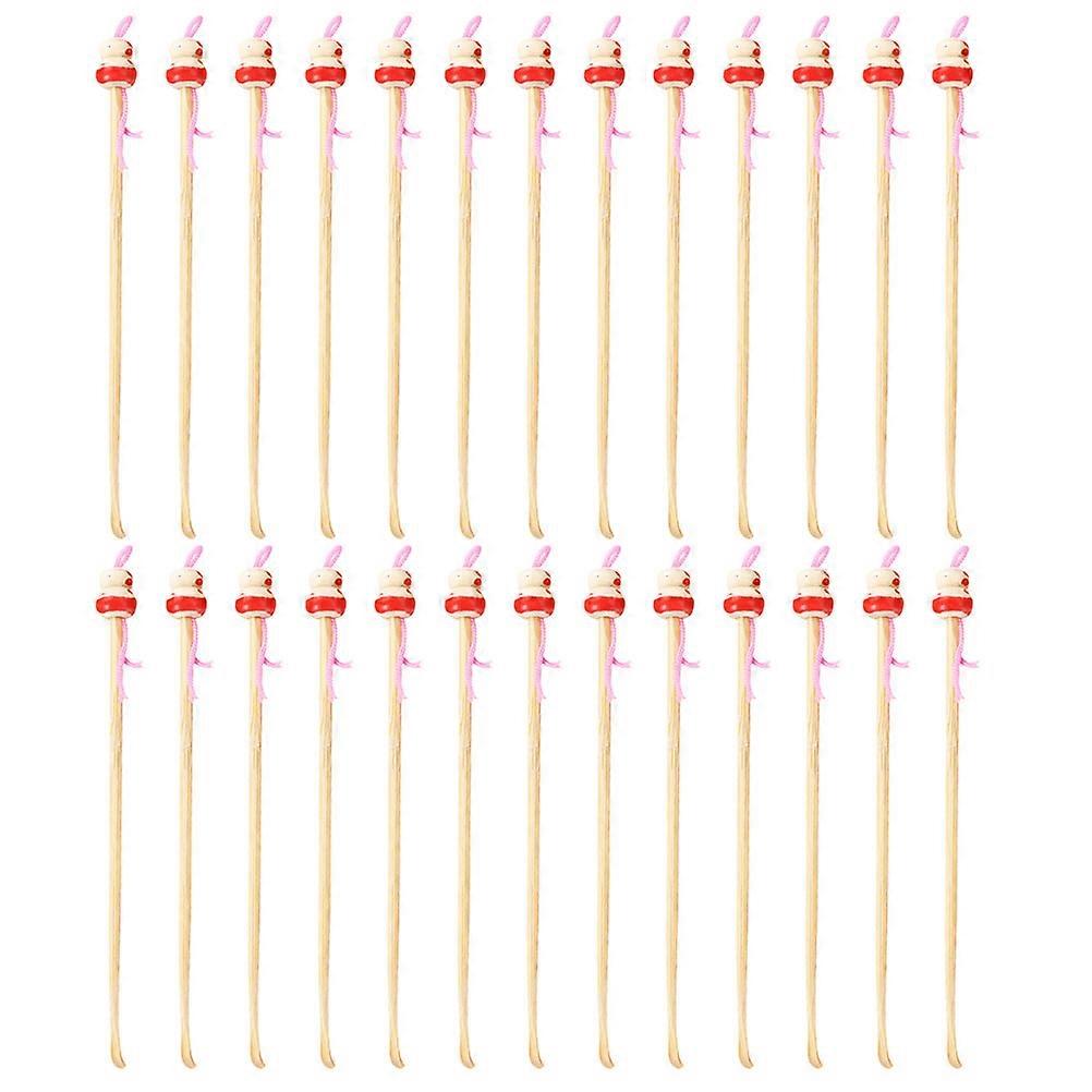 Durable Ear Picks Bamboo Ear Tools for Earwax Removal 200Pcs
