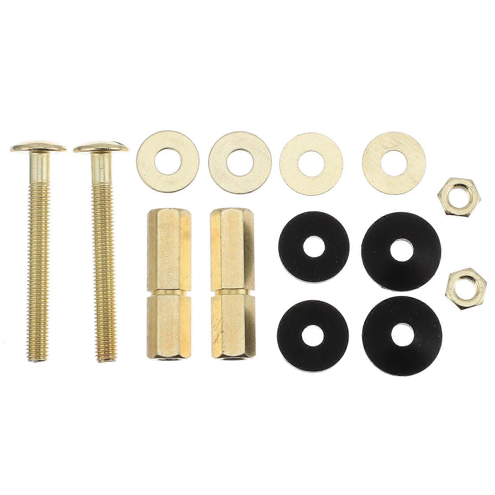 Toilet Tank Bolt Kit for Flush Toilet 2Sets with Gaskets for Easy Installation