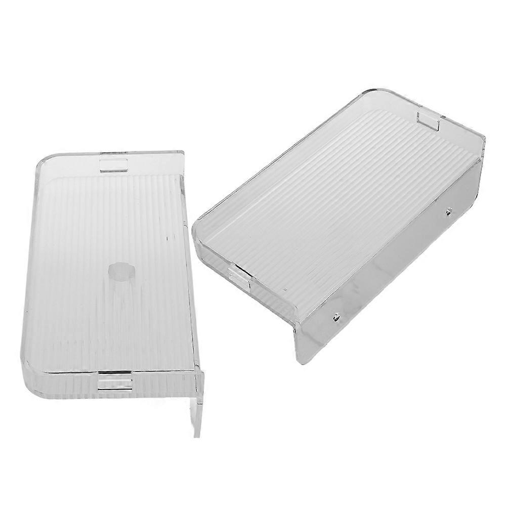 Wall Mounted Spice Rack with Clear Floating Shelves for Kitchen 4Pcs