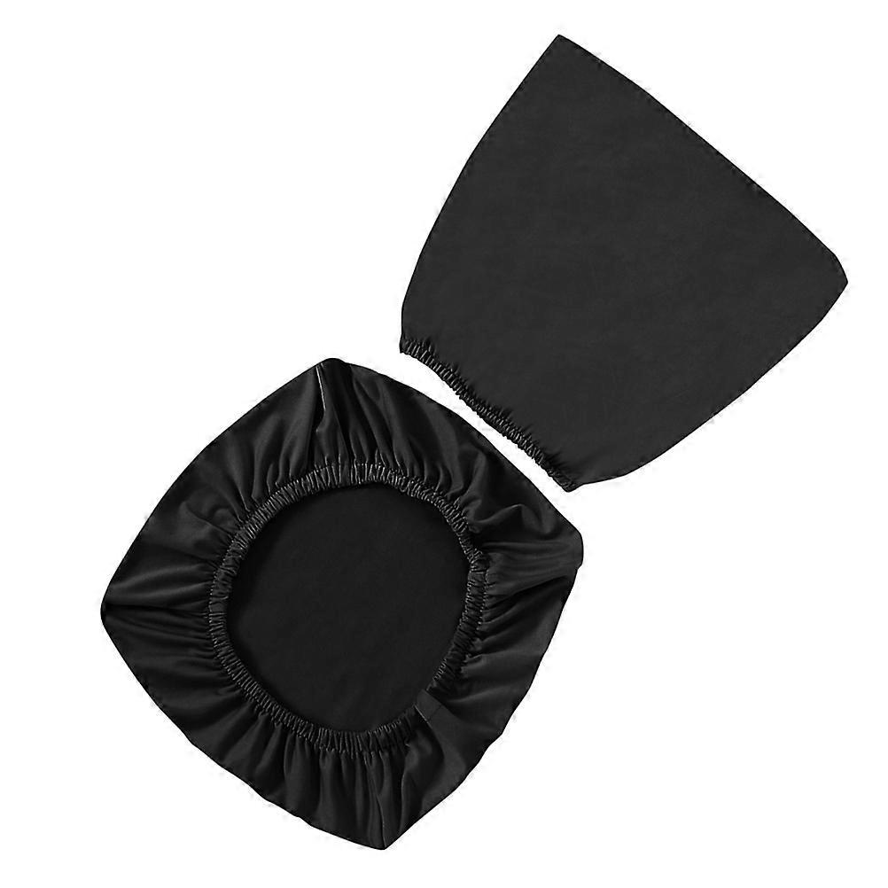 Solid Color Chair Cover Stretchy Elastic Protector with 2Pcs for Banquet Use