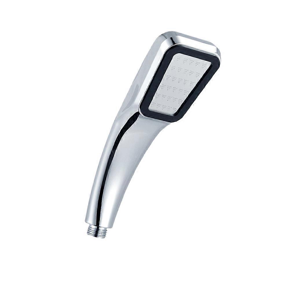 Pommeau de douche à effet pluie, grand format, débit d'eau sous pression, effet massant, acier inoxydable argenté, pour usage domestique, 1 lot