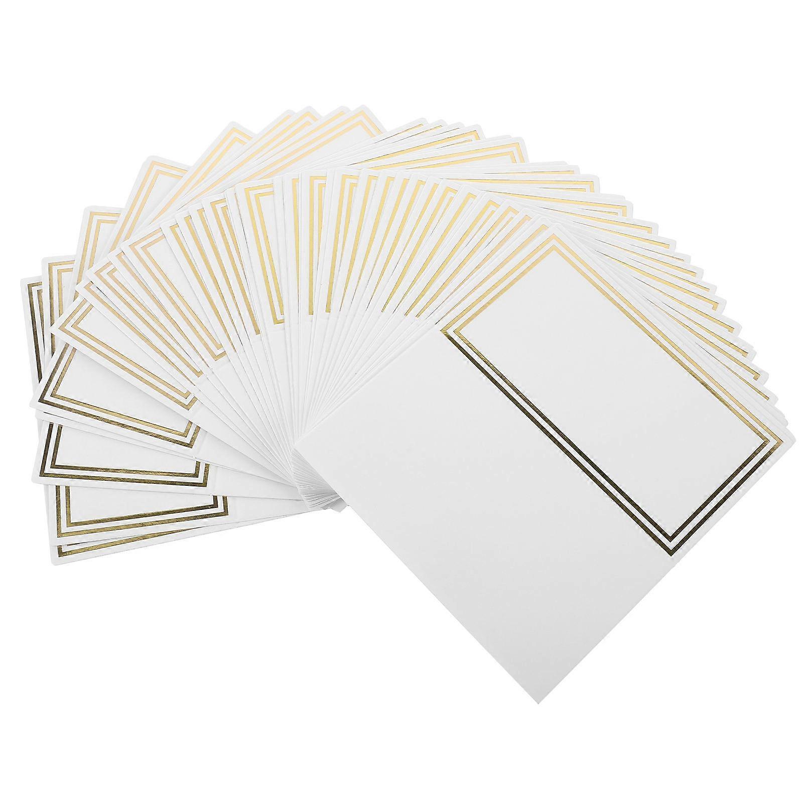 Wedding Table Name Cards for Event Seating 200Pcs White Paper Place Cards