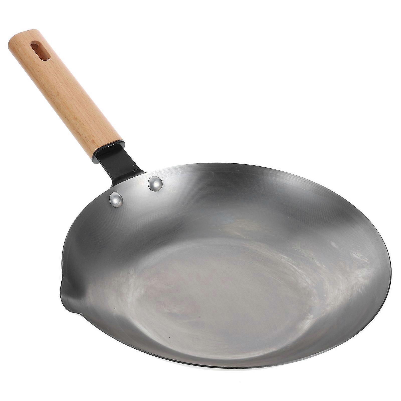 Melting Chocolate Pot for Home Cooking with Flat Bottom Silver Cookware 1Pcs