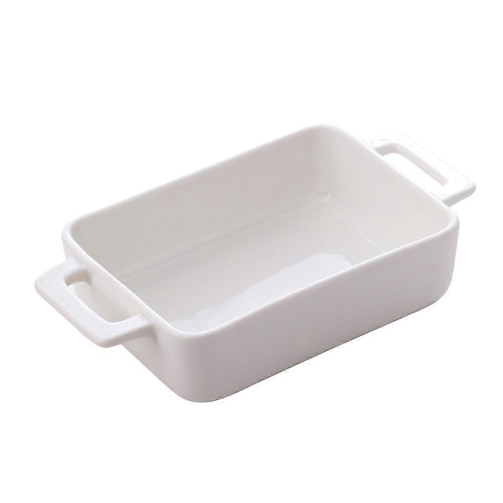Baked Cheese Rice Bowl for Kitchen 2Pcs Practical Ceramic Tray