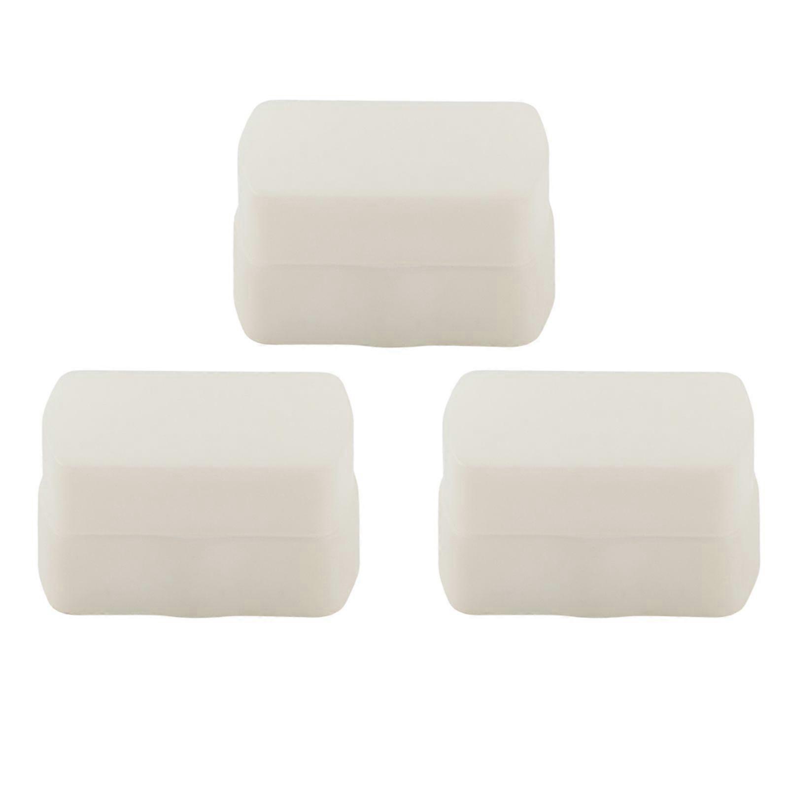 3Pcs Mini Digital Camera Flash Bounce Diffusers Softbox Fit for Canon 580EX Top Flash White