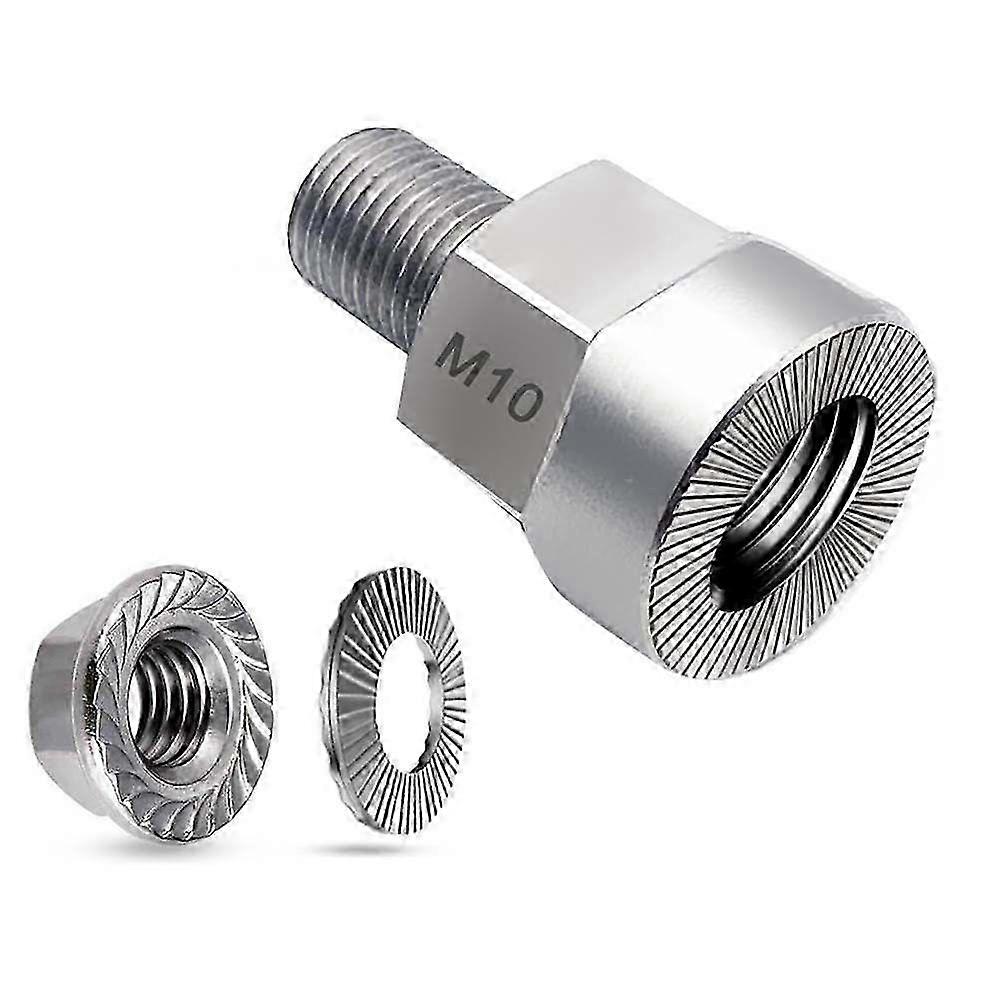 Universal Bicycle Trailer Axle Adapter Heavy Duty Stainless Steel Coupler with Anti-Lock Design for