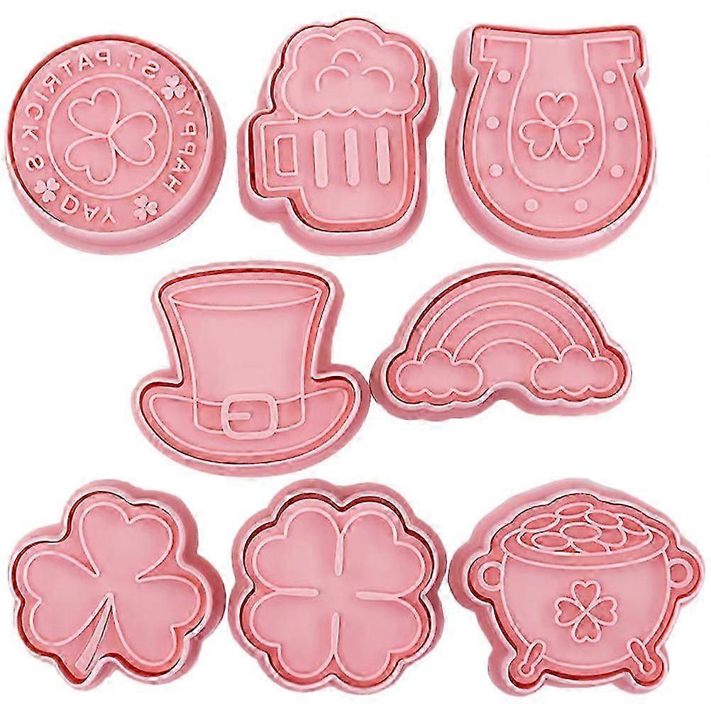 Patrick Cookie Molds Shaped Baking Molds For Baking Cakes Pink 6.1x3.3cm Baking 8Pcs