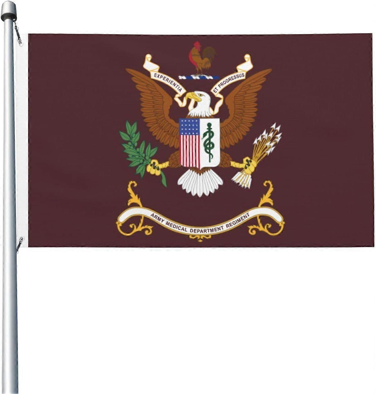Amedd Regimental Flag-Revised Flag QI 1634