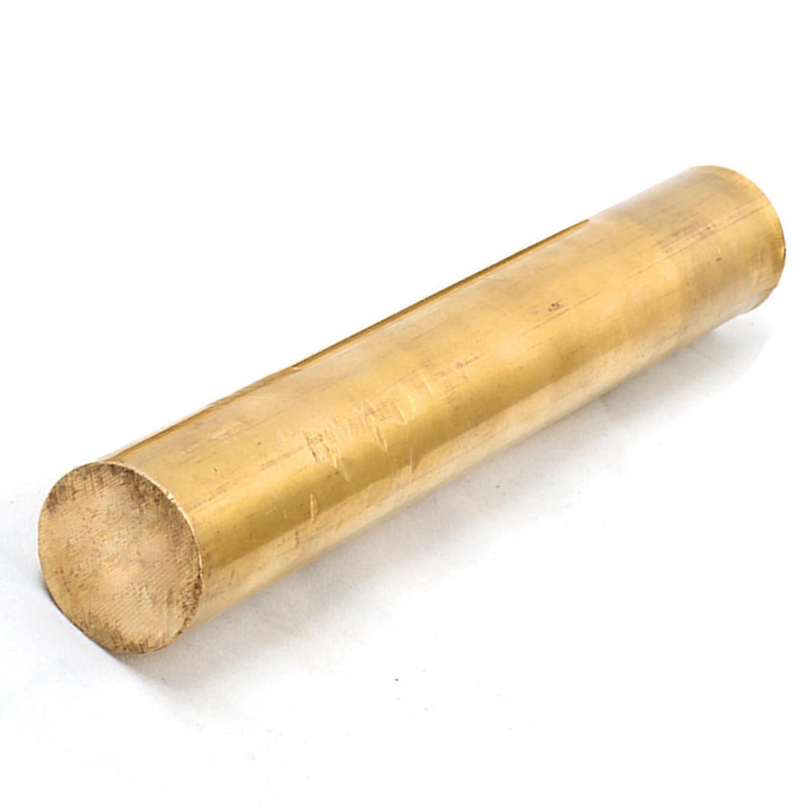 Brass Rod Bar Hardware Solid Round Rods H59 Material For Accessories 15 Cm Long 20 Mm Diameter (18 Mm)