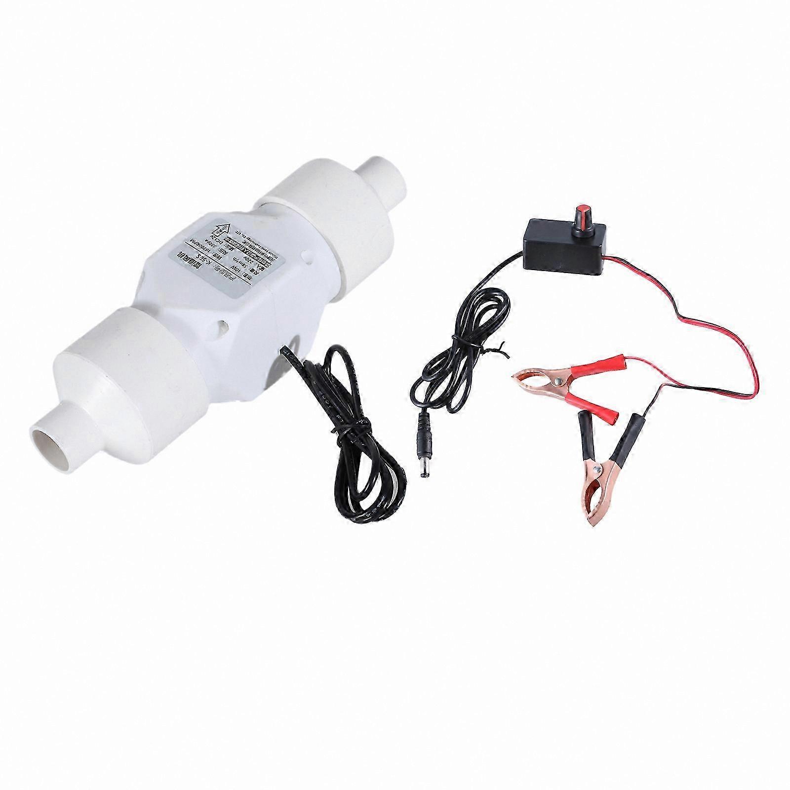 12V Inline Air Blower for Ventilation, Marine Bilge Fan, Durable Engine Cooling Solution