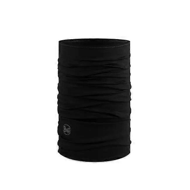Buff Lightweight  Merino Wool Neckwear Solid Black