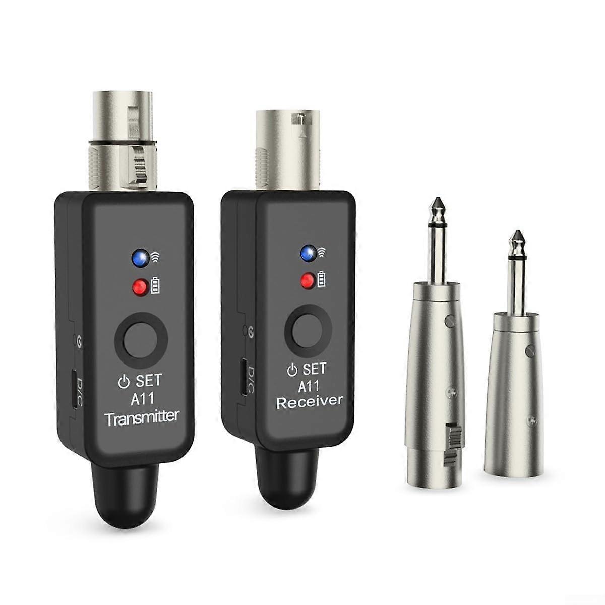 2.4GHz Wireless Mic System for Dynamic Audio Applications Stage and Studio Use