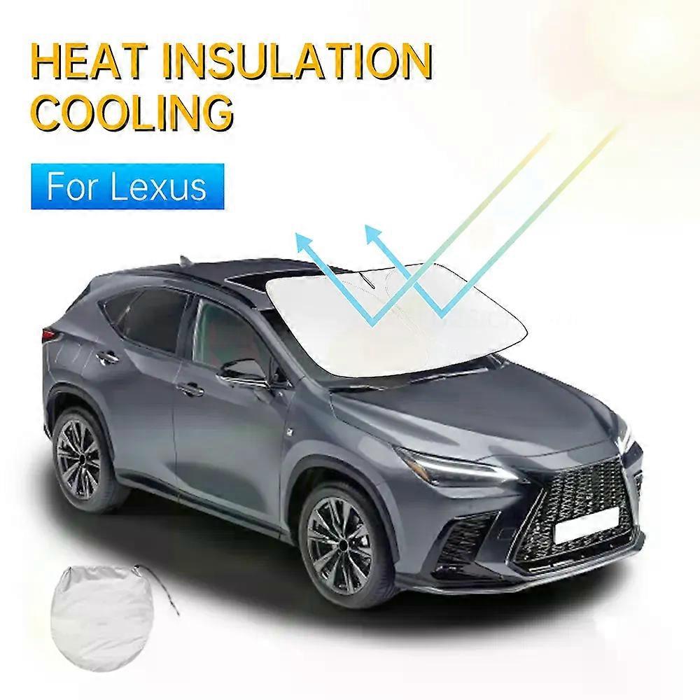 For Lexus NX UX IS 2022-2024 Car Sun shade Front Window Shade Cover Visor Windshield Sunshade Foldable Protector Accessories