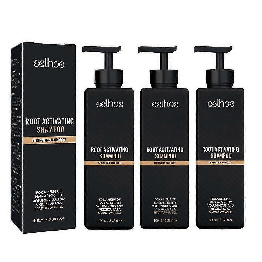 Root Activator Shampoo for hårtap 3 stk SPARTAN