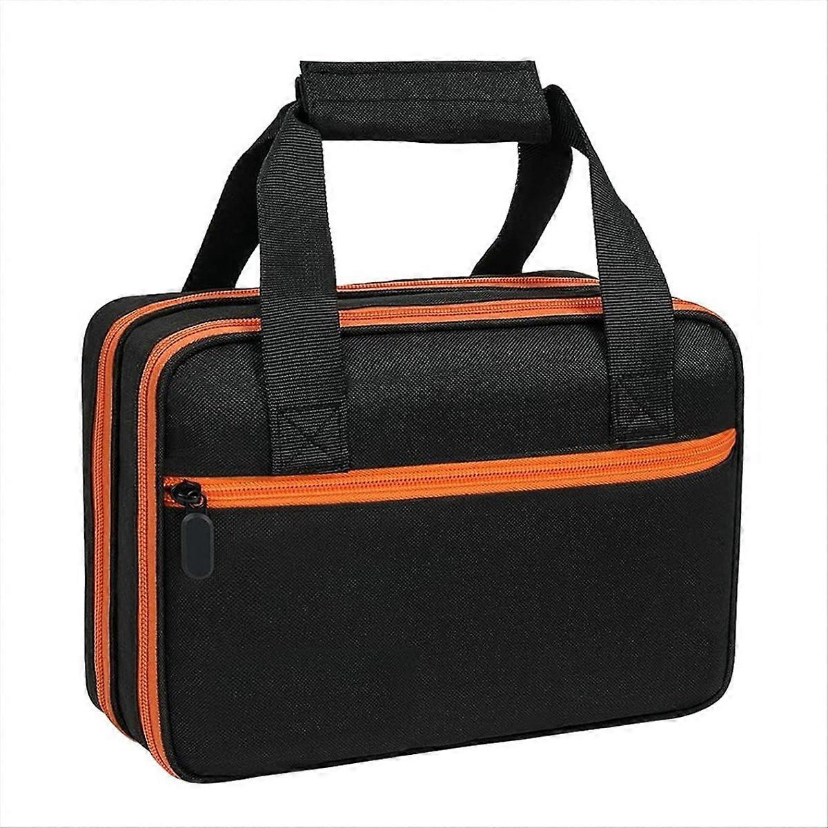 حقيبة سفر مزودة بمنفذ قاطع دائرة التيار المتردد ومجموعة اختبار كهربائية،