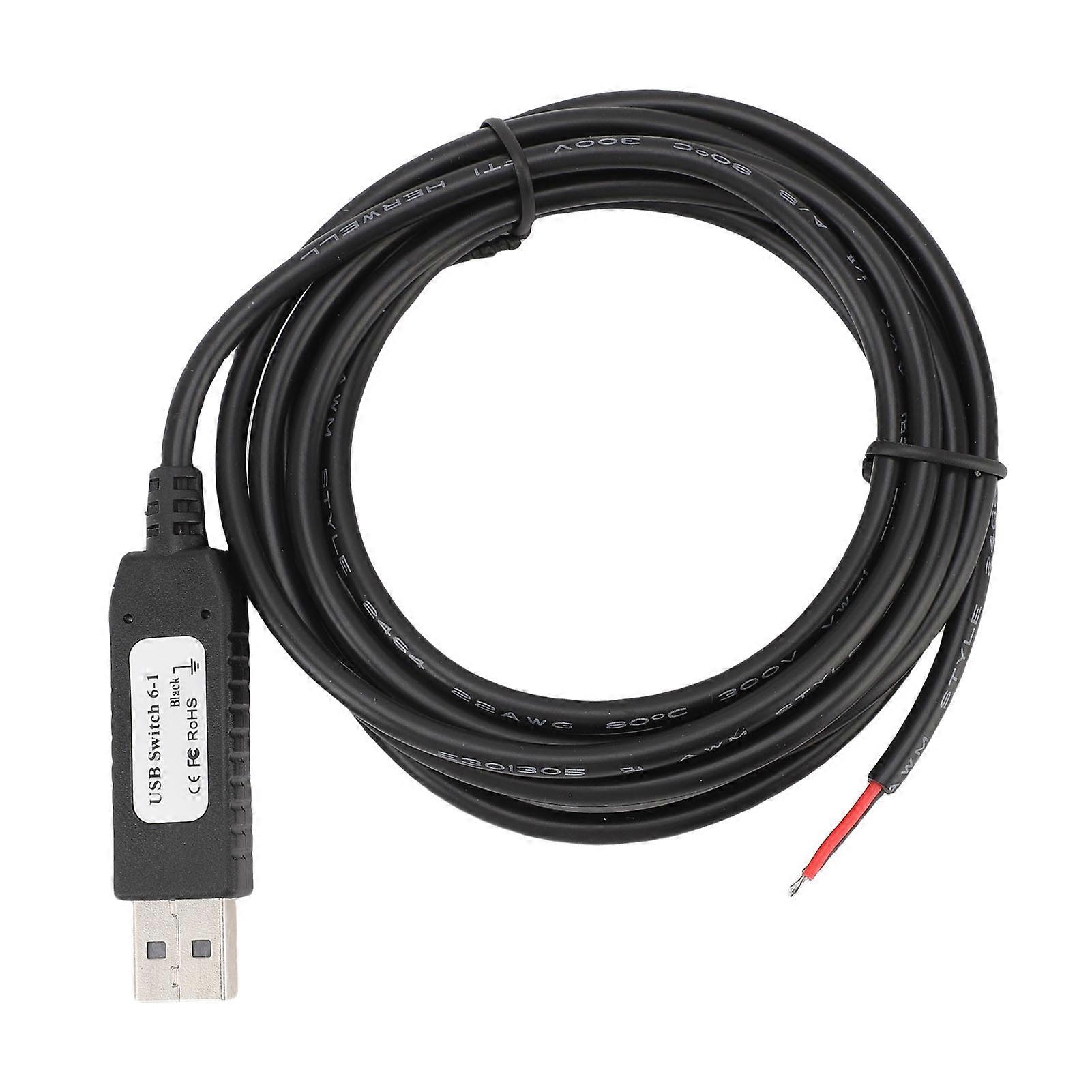 Custom Shortcut Keys USB Switch Cable 2m with Intelligent Chip for Keyboard Mouse Functions