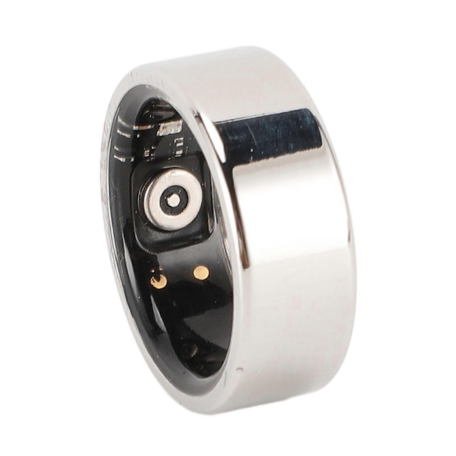 Smart Ring Fitness Tracker IP67 Water Resistant Smart Ring Lightweight Low Power Consumption Sports Monitoring Ring for Adult Size 10 