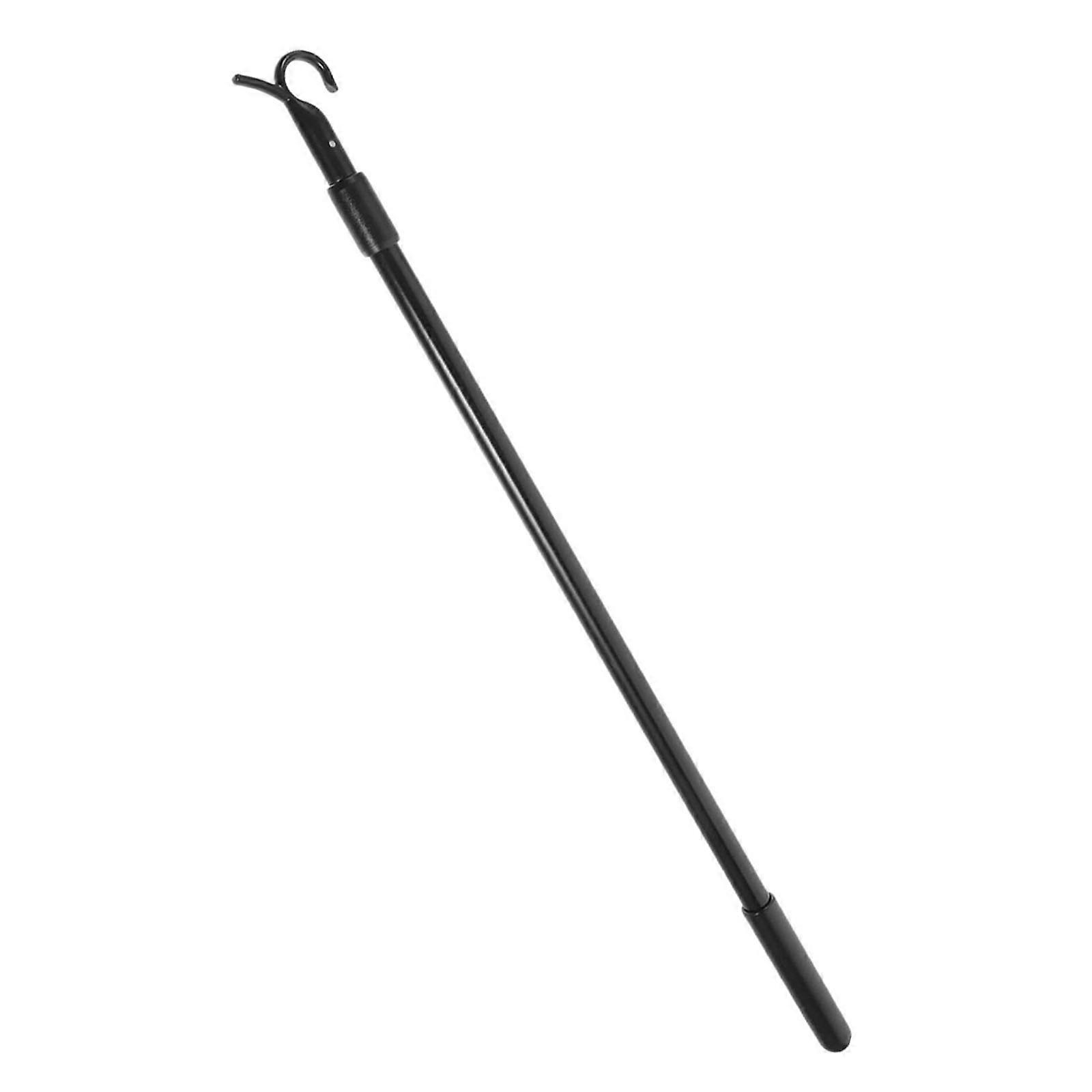 Easy to Use Adjustable Black Curtain Rod with Spring Tension for Various Room, 14"  24" Multicolor