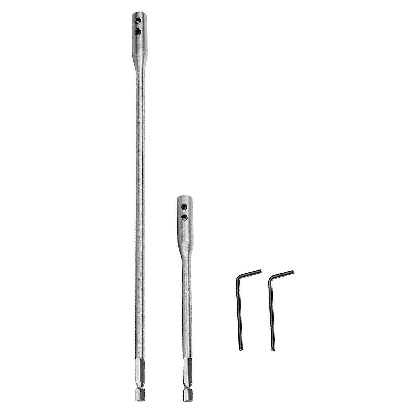 6'' & 12'' Drill Bit Extenders Kit 6Inch & 12Inch Hexagonal Shank Rod Improved Torque Transfer for Woodworking Multicolor