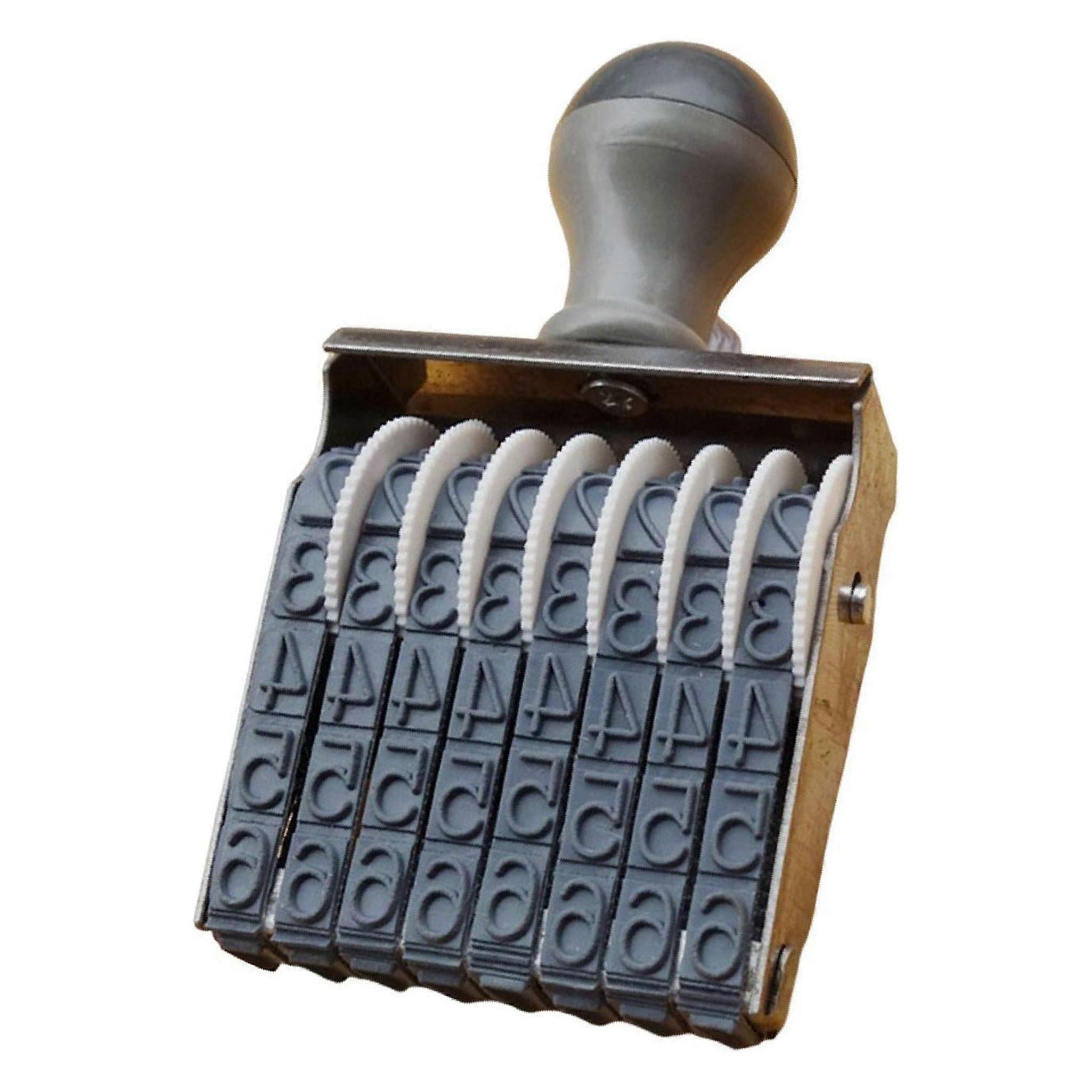 chidgrass Numbering Stamp Numeric Rolling 8 digits Symbol for Stationery Office Date