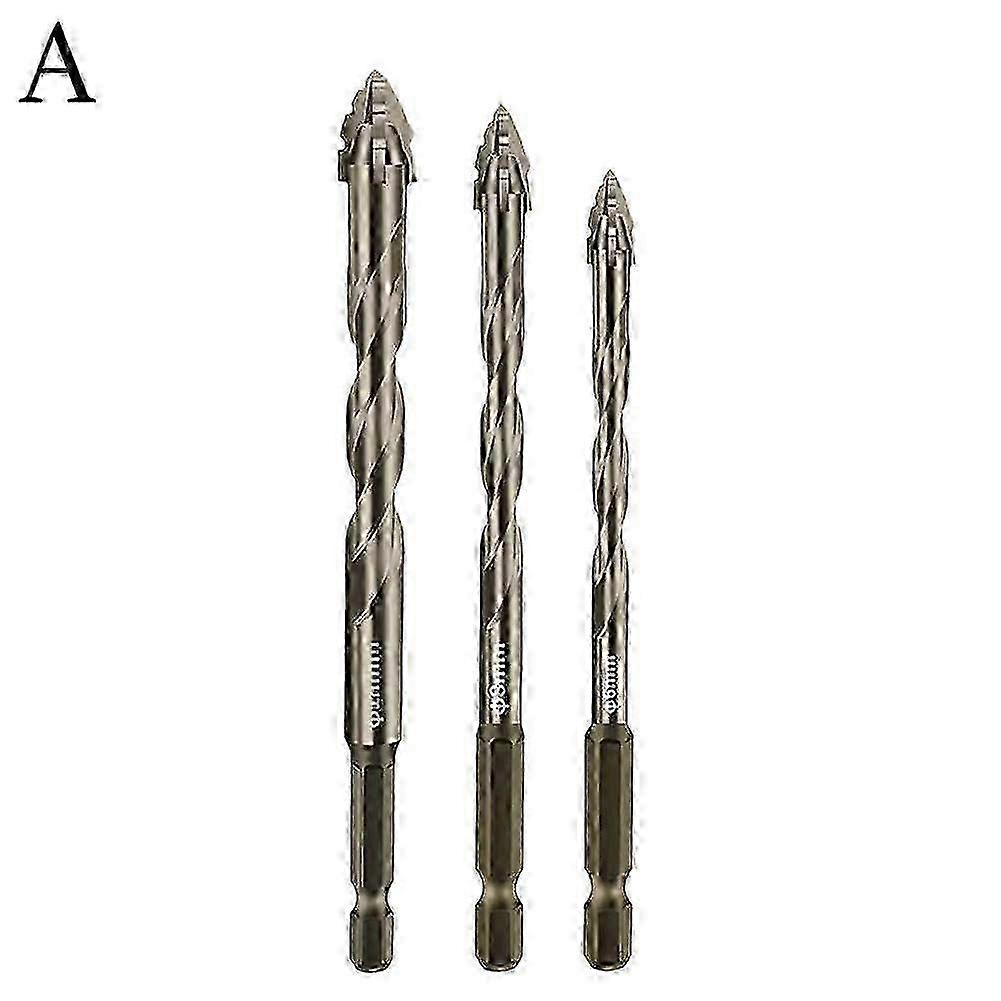 New Four-Flute Sawtooth Eccentric Drill Bit, Four-Edged Serrated Eccentric Drill